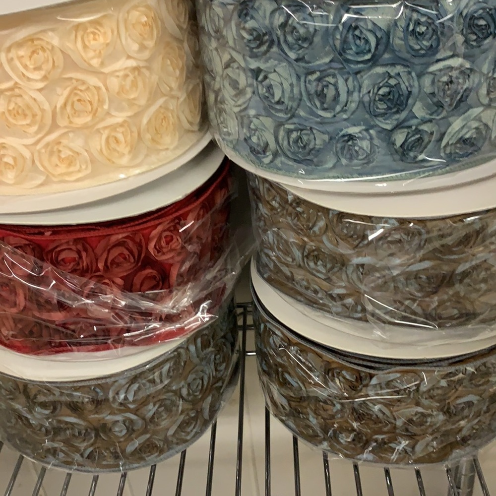 Wired Rosette ribbon - Picture 2 of 2